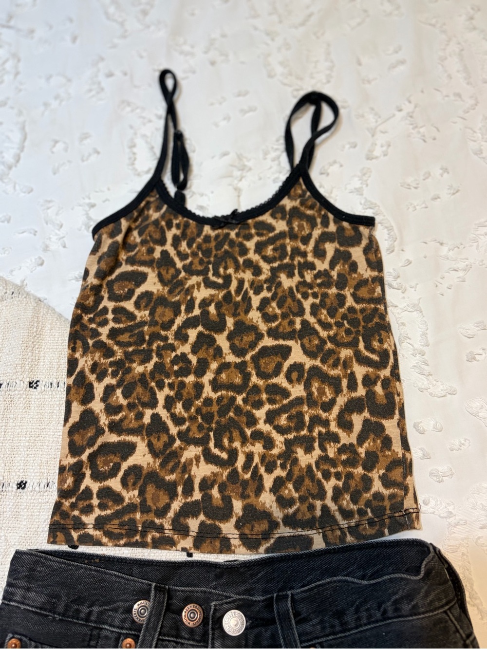No name Cheetah Print Tank Top